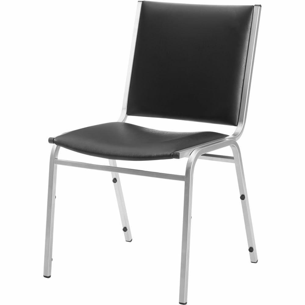 Black Armless Stacking Chairs S2148