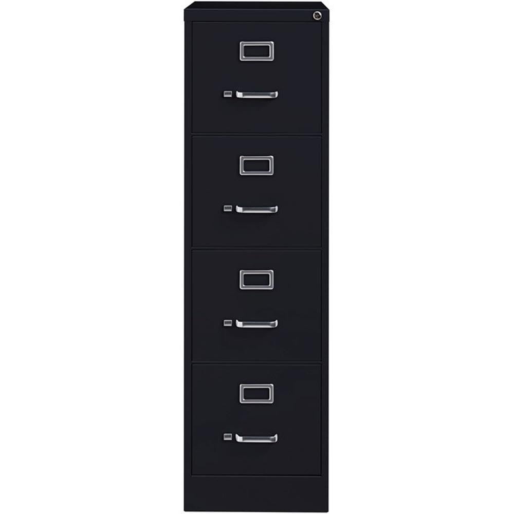 4 Drawers Black Metal Filing Cabinet I19743