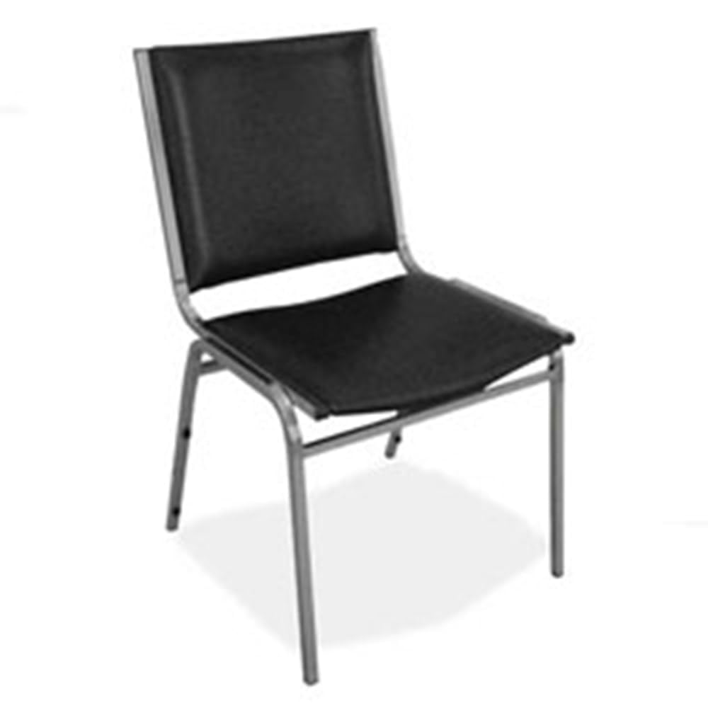 Black Armless Stacking Chairs S2148