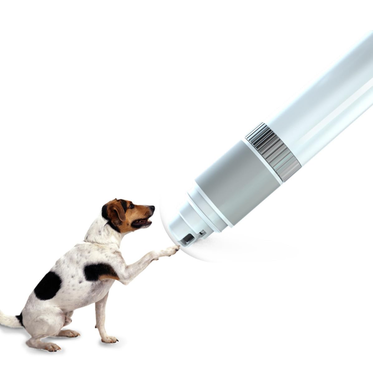 Electric Pet Nail Grinder Trimmer with Finger-Hold Silicone Absorption L305663