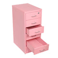 6 Drawer Lockable Metal Mobile File Cabinet with 4 Wheels O6431