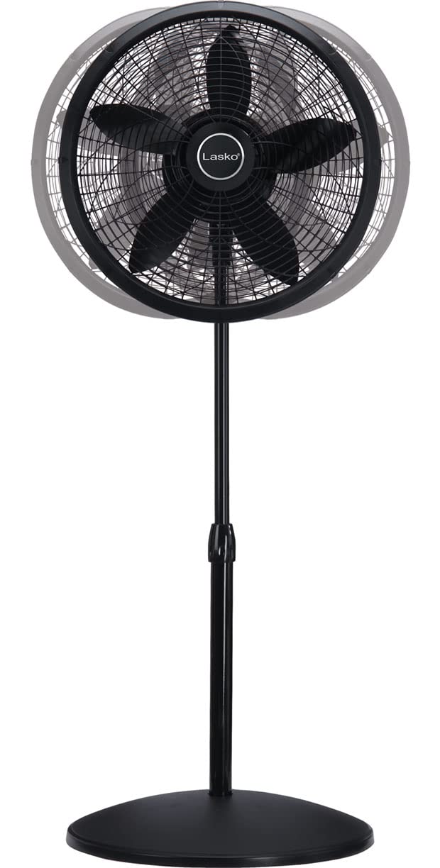 Adjustable Pedestal Fan 18” Black D35115