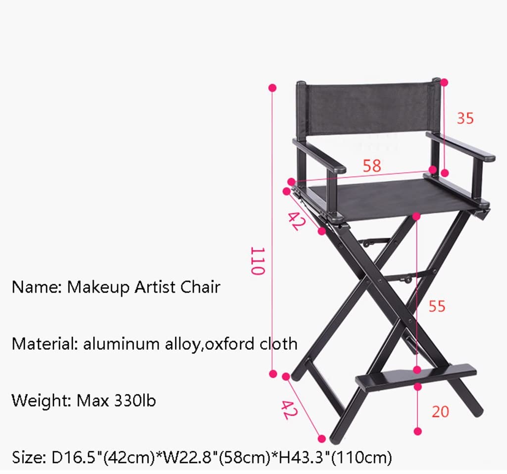 Aluminum Folding Portable Chair with Side Table and Storage Bag D44398