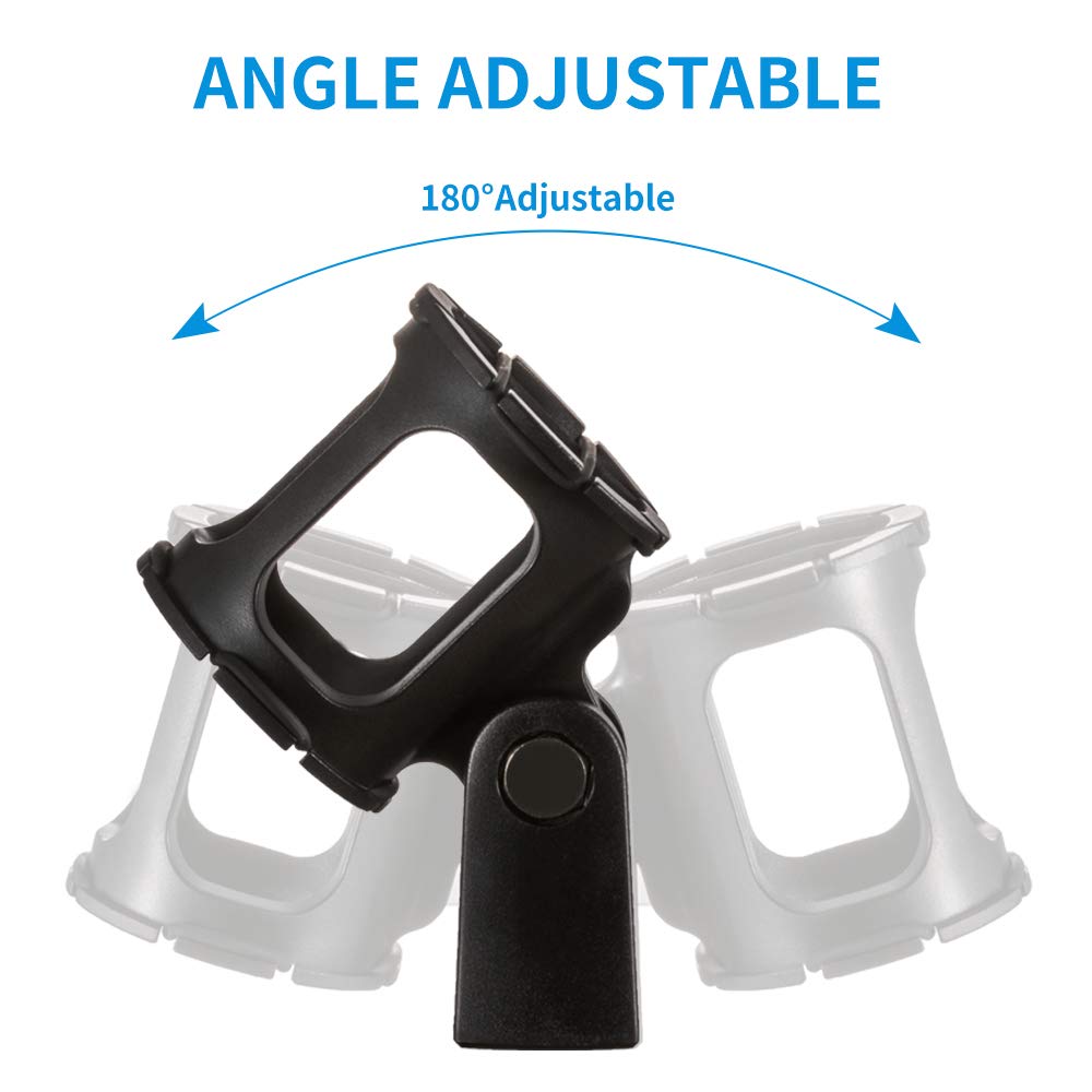 Microphone Shock Mount Holder Clip Anti-Vibration for Condenser Shotgun Mic E2601