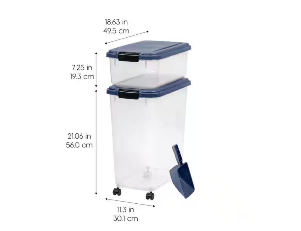 Airtight Pet Food Storage Combo with Scoop P404