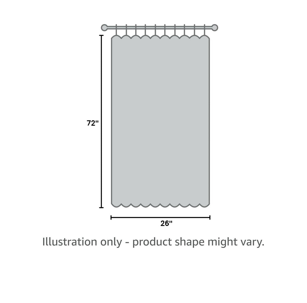 Grey Blackout Thermal Insulated Curtain F2663