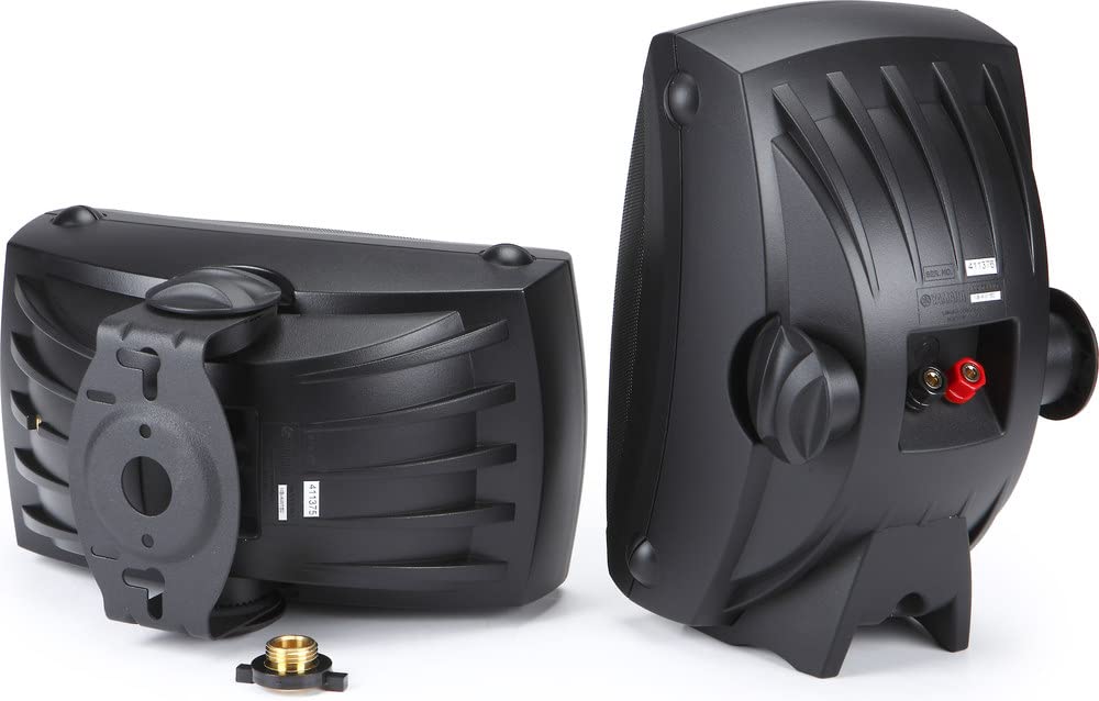 2-Way Indoor/Outdoor Speakers Pair Black T300