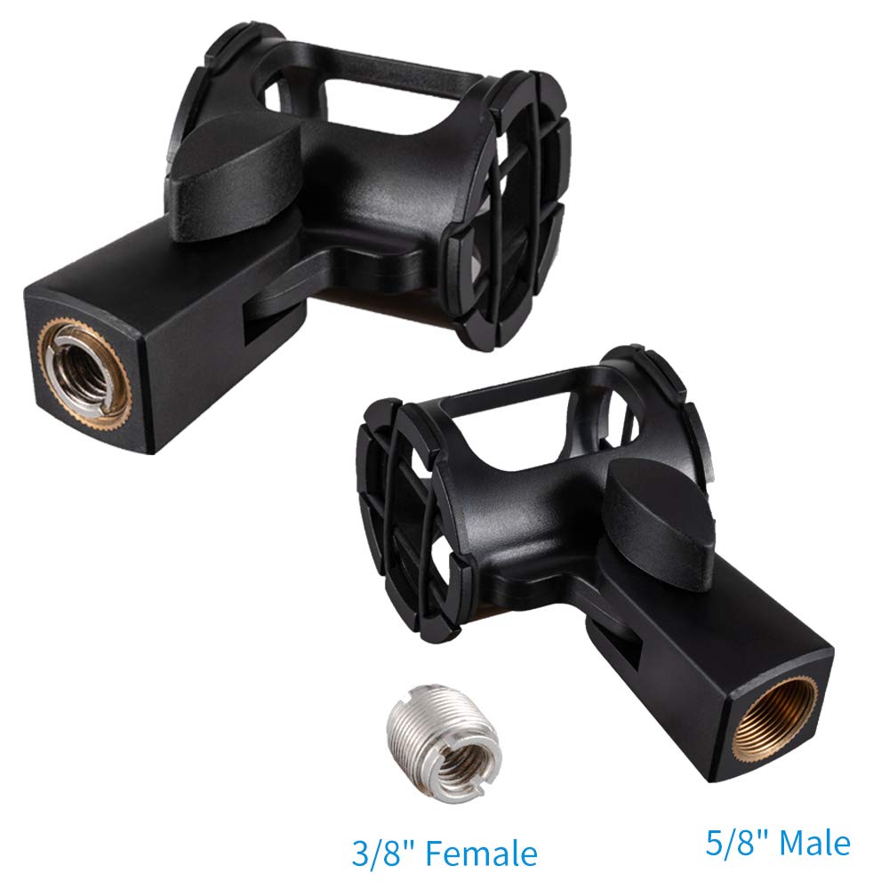 Microphone Shock Mount Holder Clip Anti-Vibration for Condenser Shotgun Mic E2601