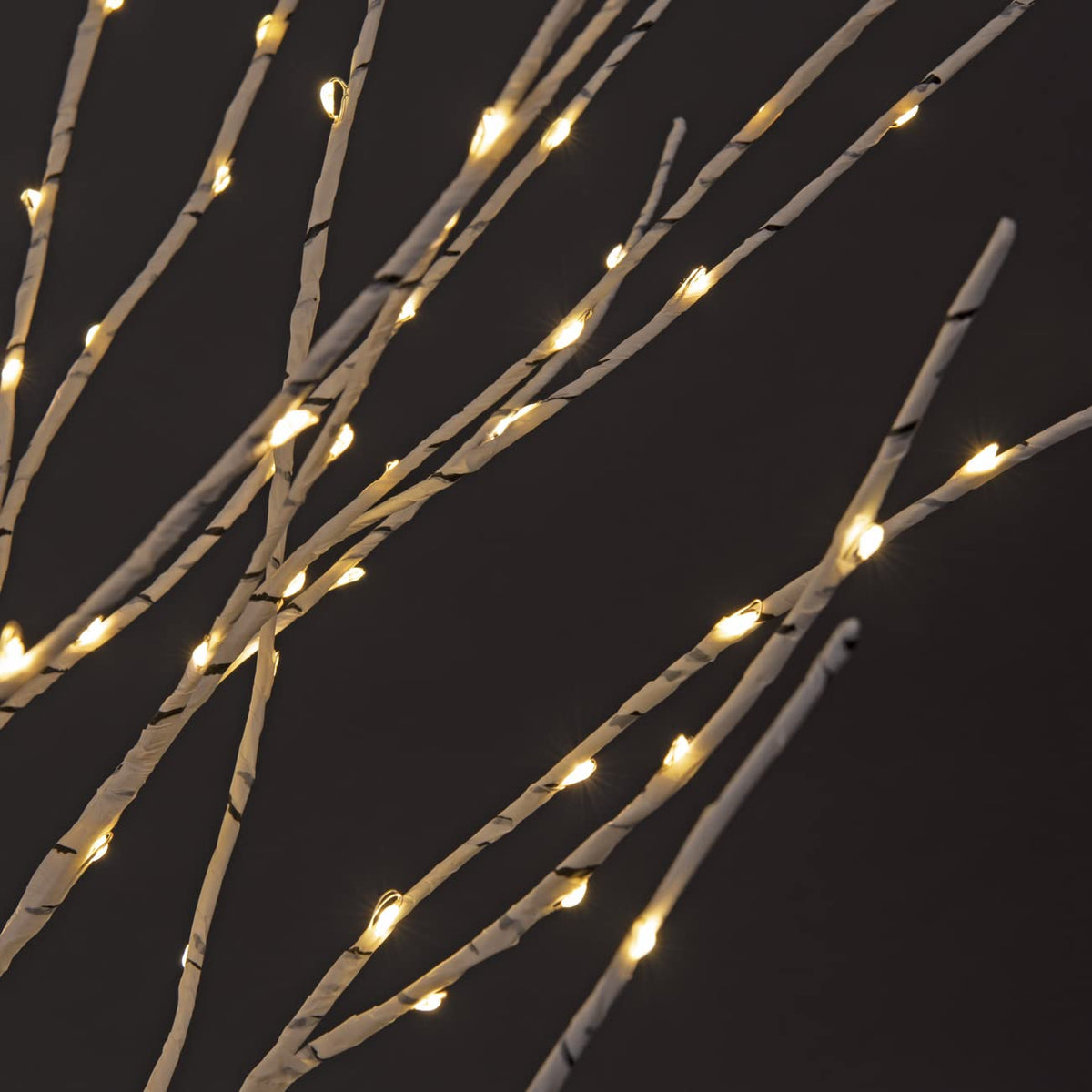 Lighted Birch Twig Tree with Fairy Lights, Pack of 3 Warm White T95904