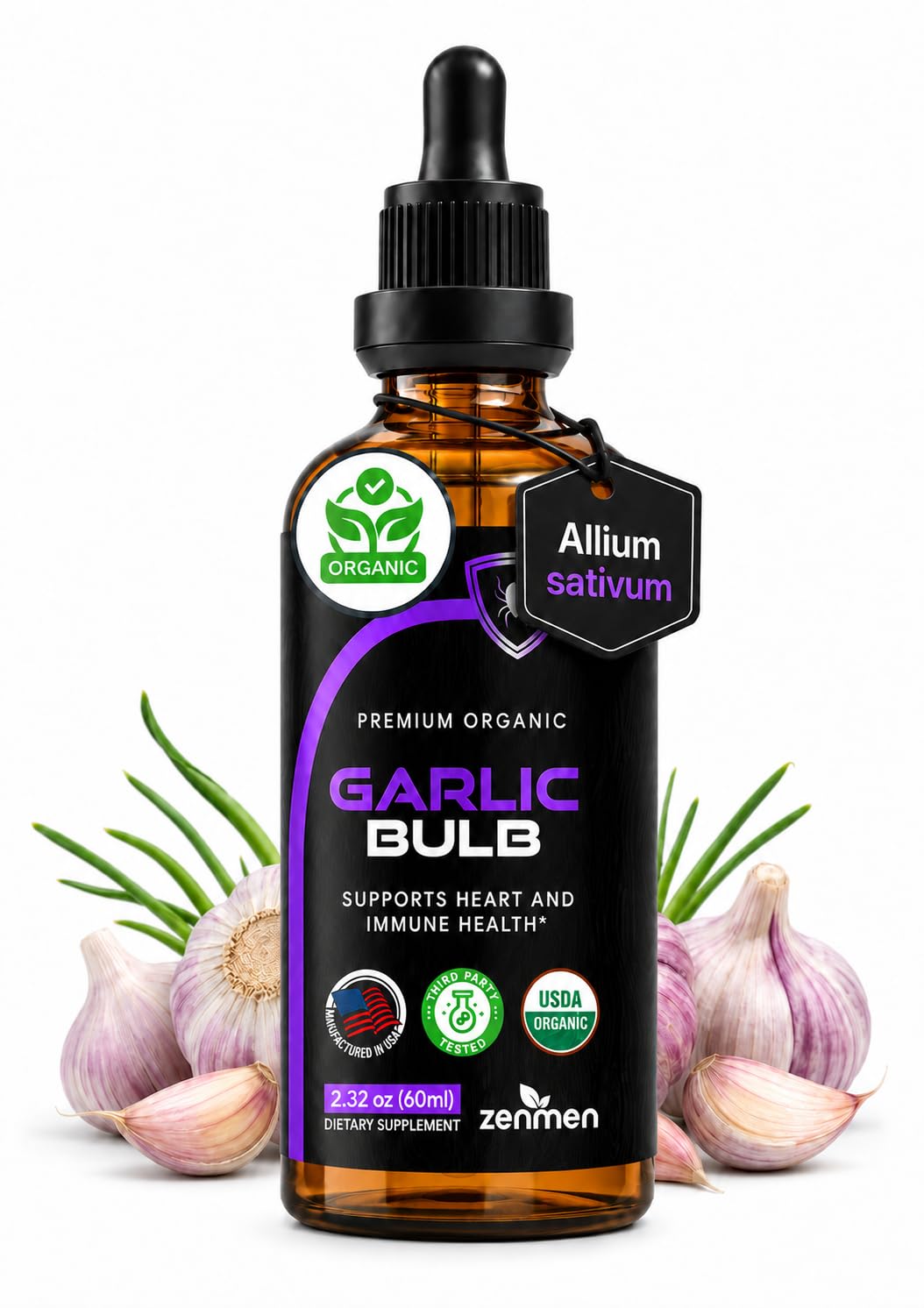 Organic Odorless Garlic Supplements G2043