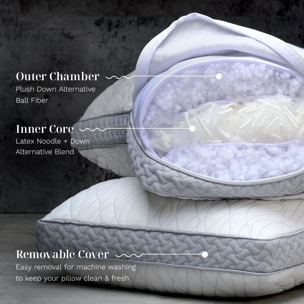 King Dual Chamber Pillow 2-Pack O527
