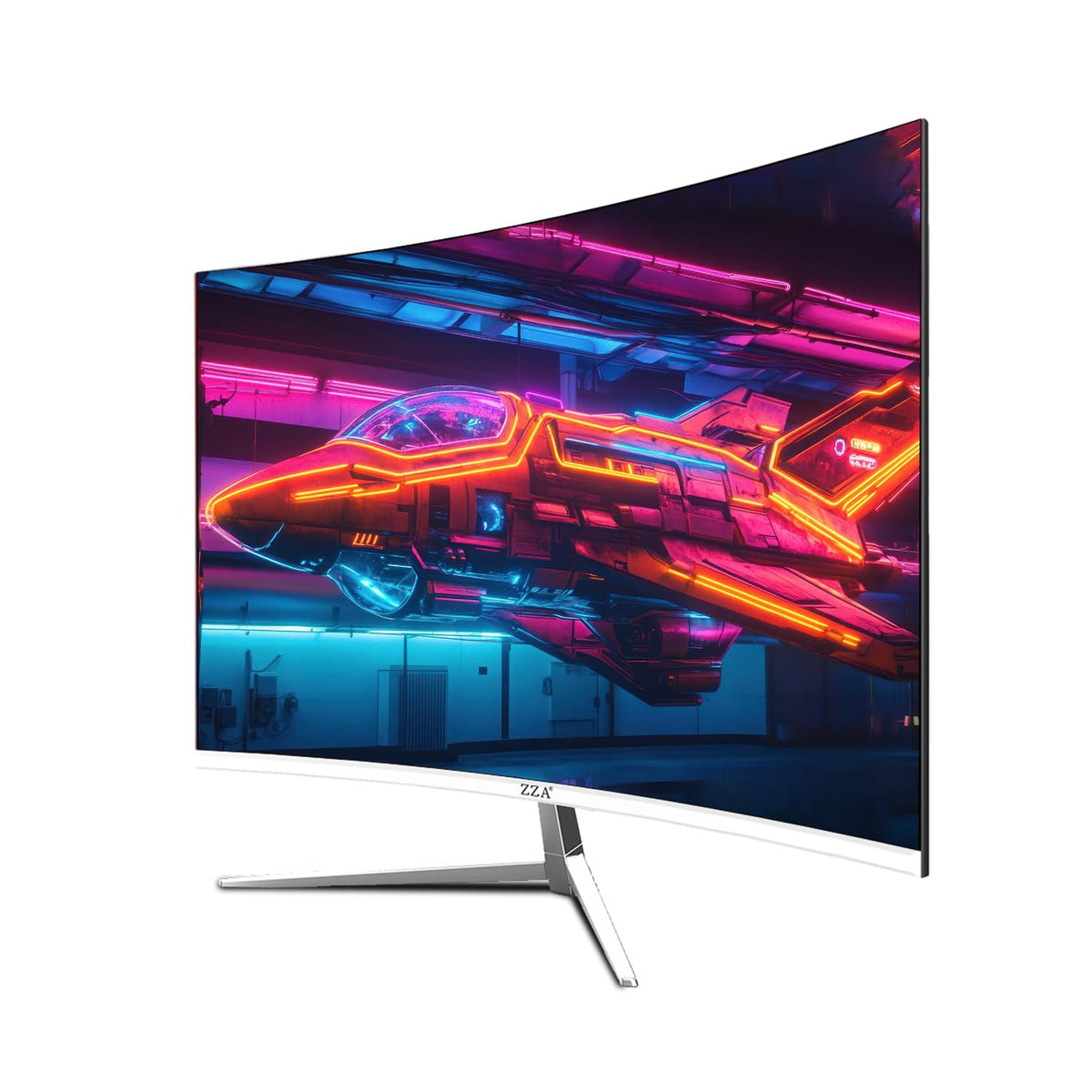 27 inch White Curved Gaming Monitor V81154