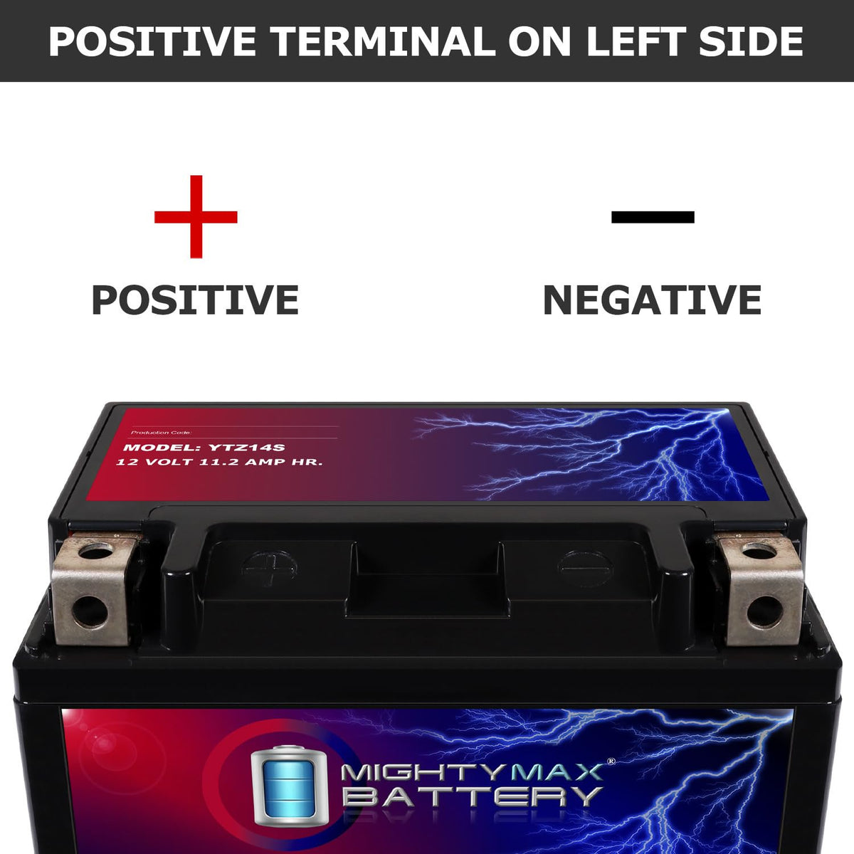 12 Volt 11.2 AH 230 CCA Rechargeable Maintenance Free SLA AGM Motorcycle Battery S302620