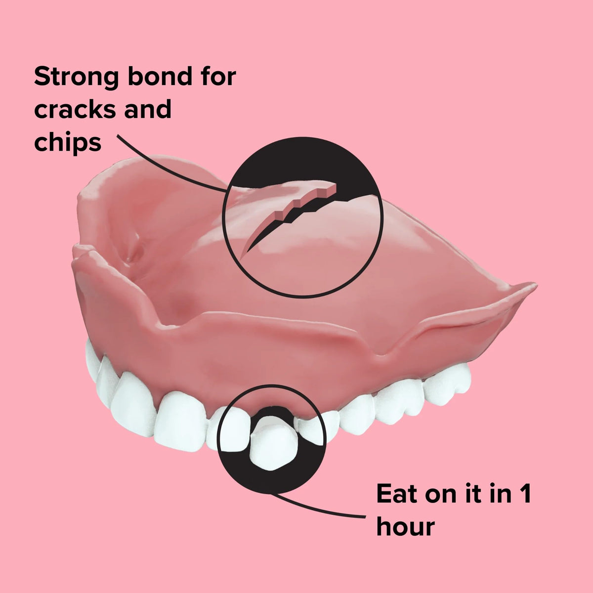 Denture Repair Kit 3 ea Pack of 6 D744