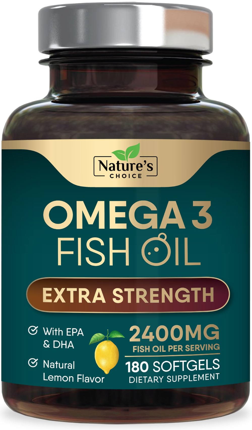 Omega 3 Fish Oil 2400mg Softgels F460