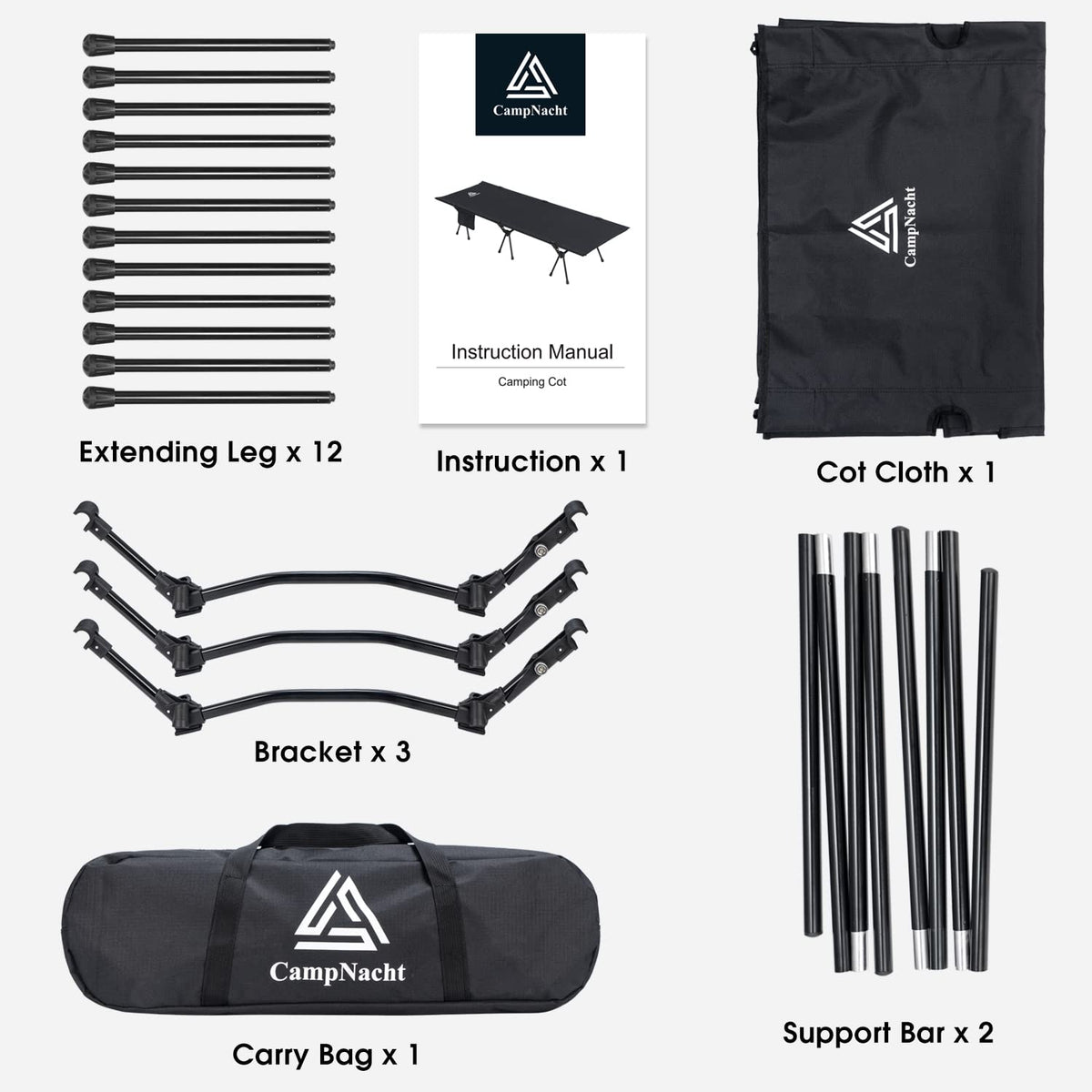 Ultralight Aluminium Camping Cot W813