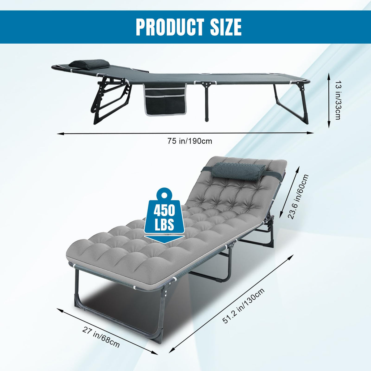 Camping Sleeping Cot E296