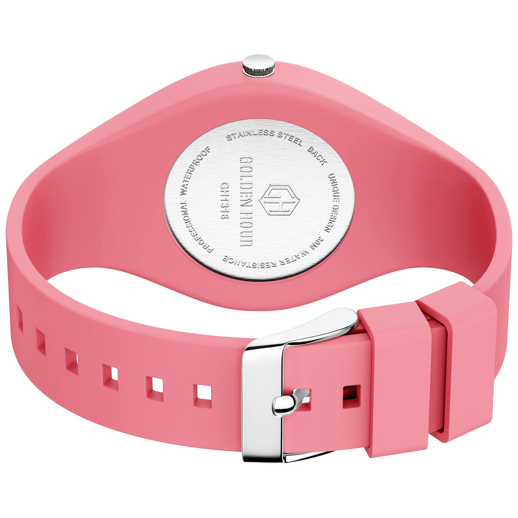 Waterproof Analog Unisex Watches Silicone Strap I5531