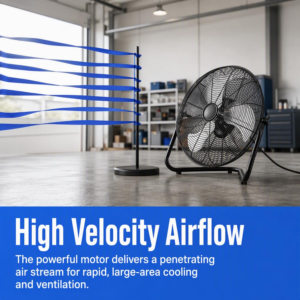 20" 3-Speed Metal Floor Fan 4-Pack Q488868