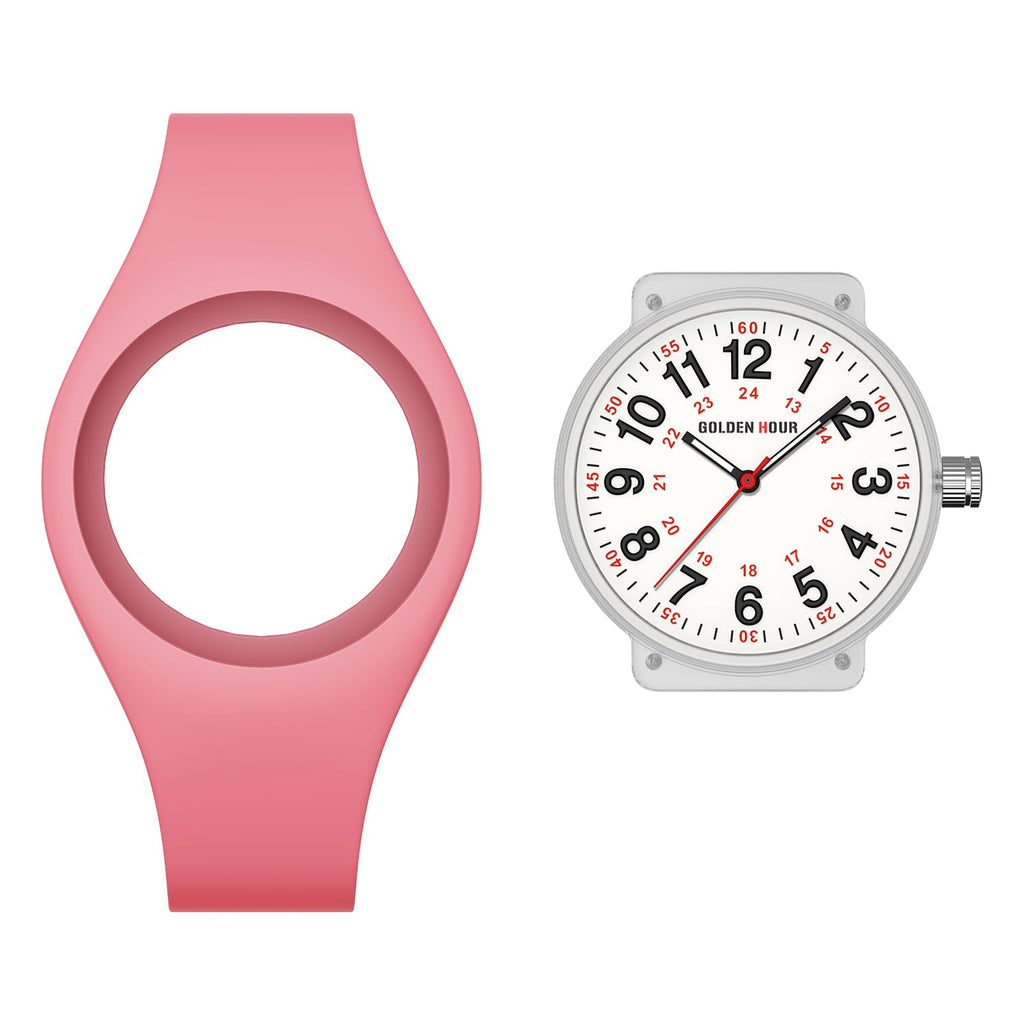 Waterproof Analog Unisex Watches Silicone Strap I5531