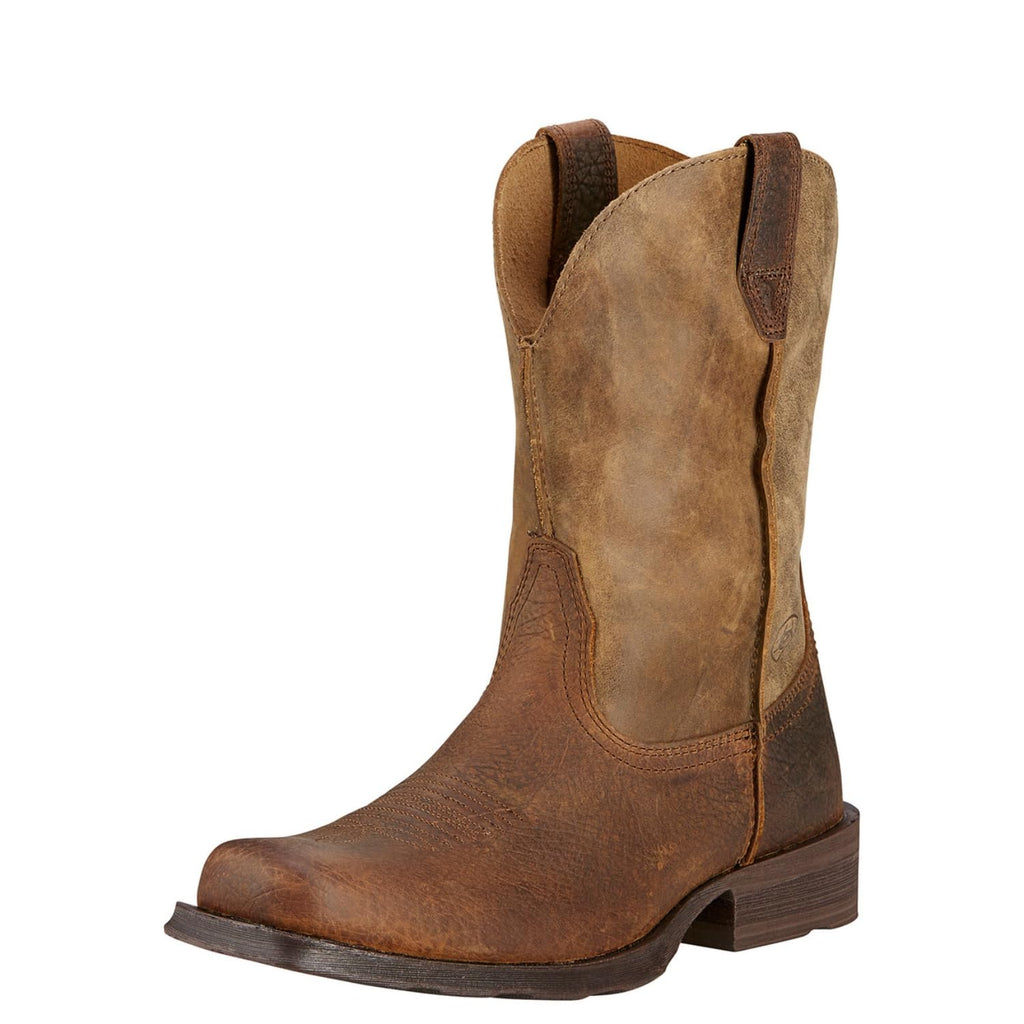 Men’s Leather Square Toe Western Boots M74465