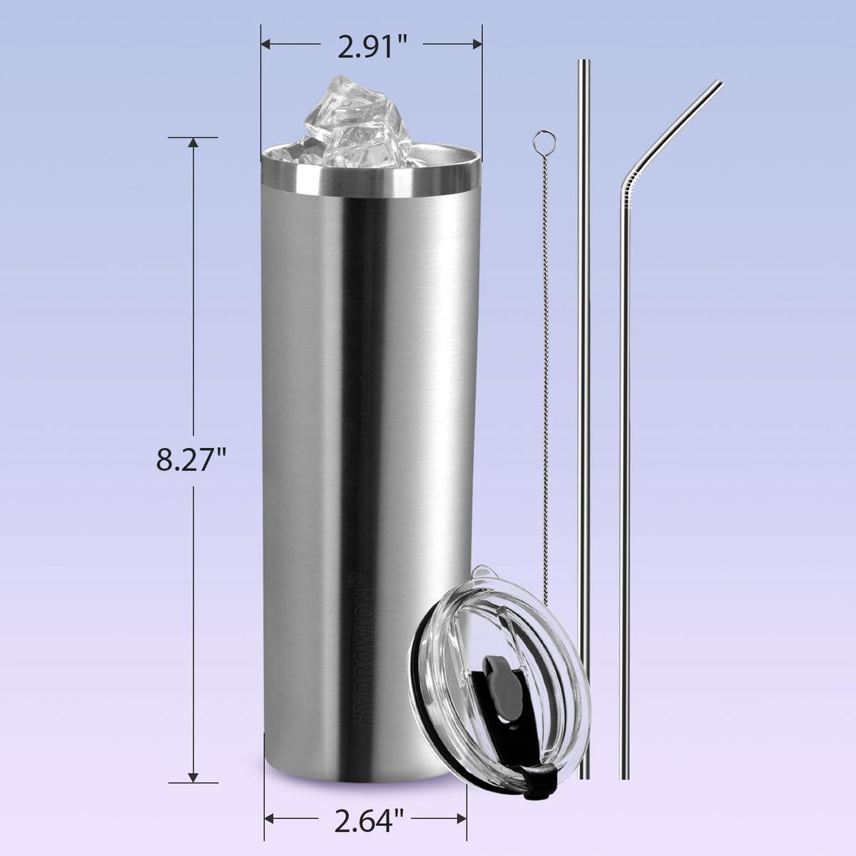 20 oz Insulated Tumbler with Straw Lid A882360