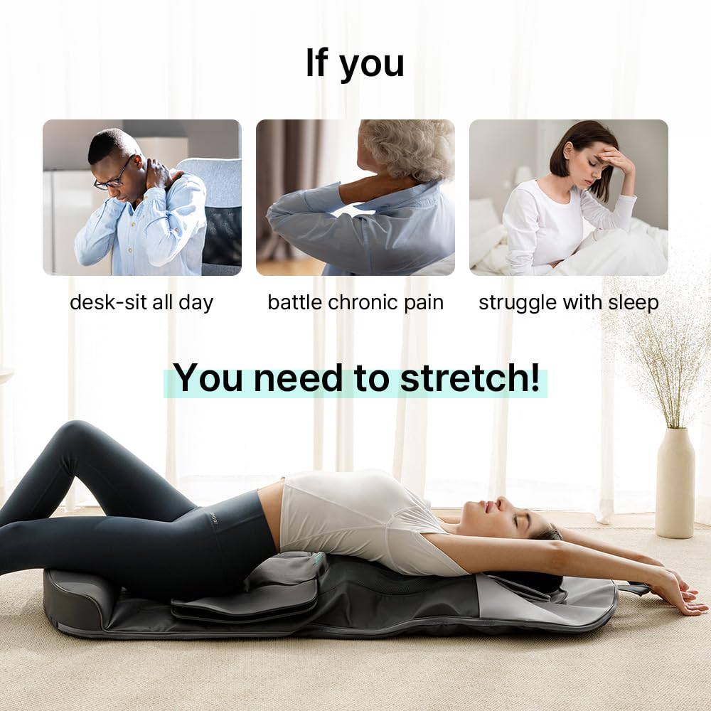 Foldable Portable Gray Stretching Massager Q801