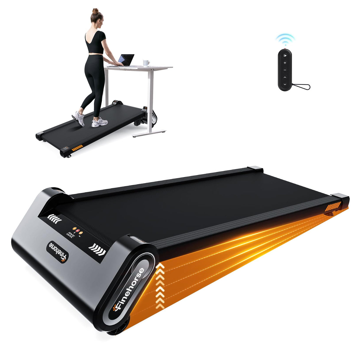 Walking Pad 13% Auto Incline Desk Treadmill L582