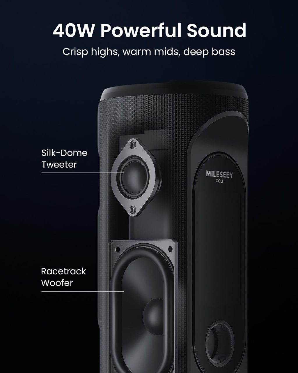 Golf GPS Speaker with 43K+ Courses R967