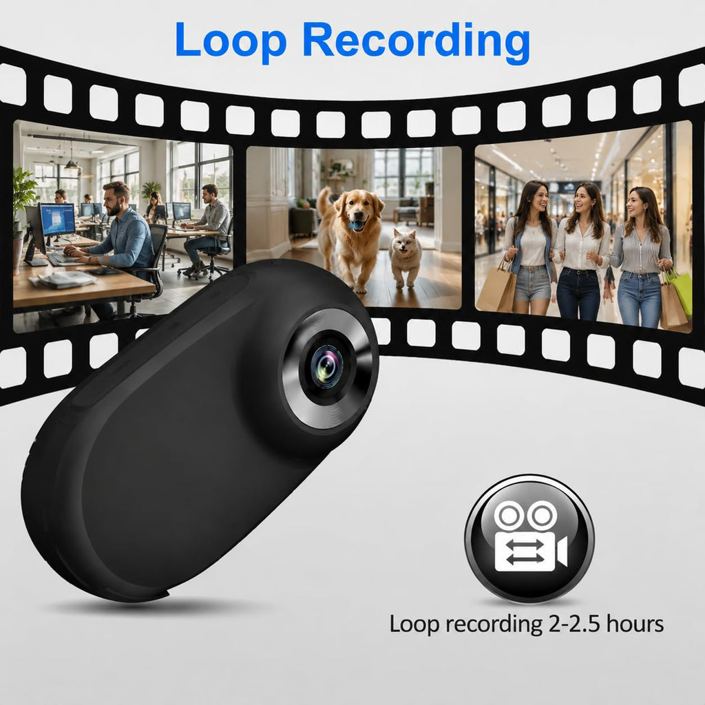 1080P Wireless Mini Pet Camera Collar N52388