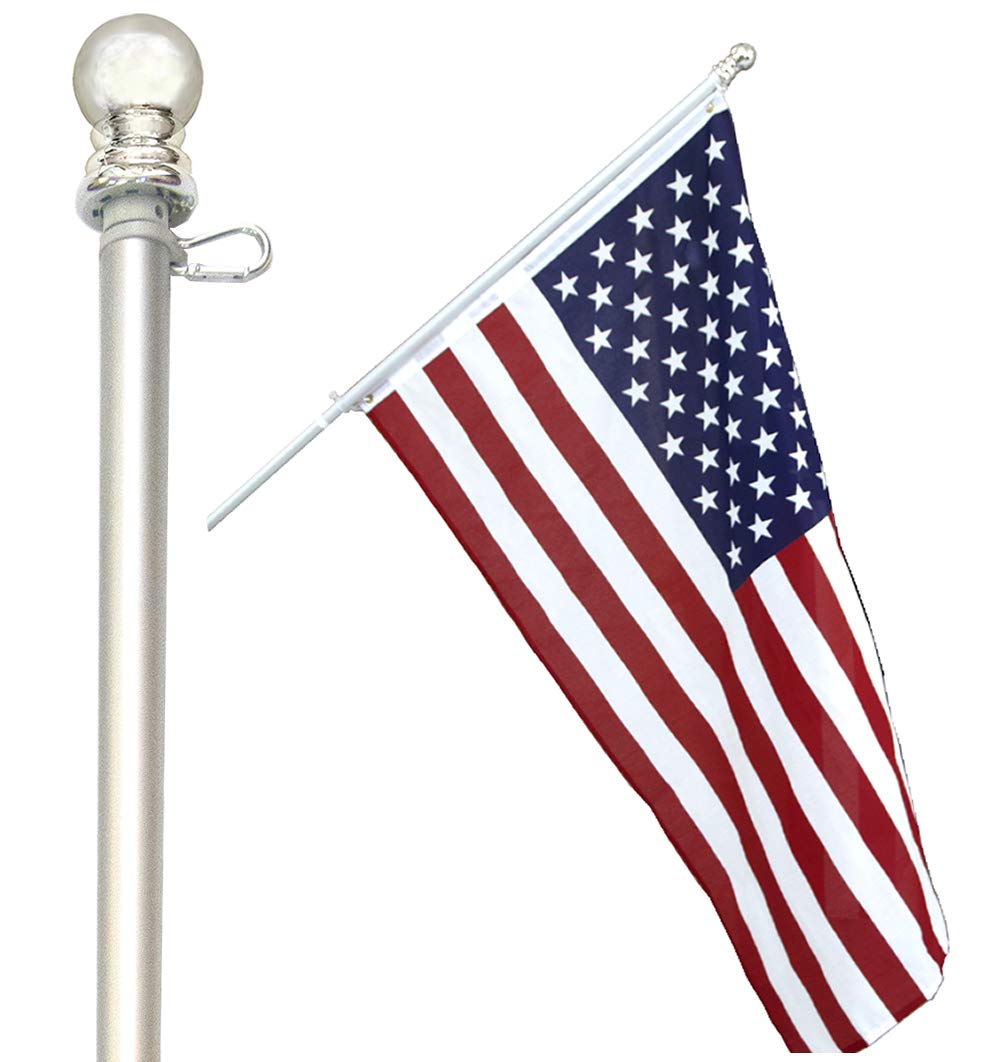 5 ft Heavy-Duty Aluminum Tangle Free Spinning Flag Pole F20759