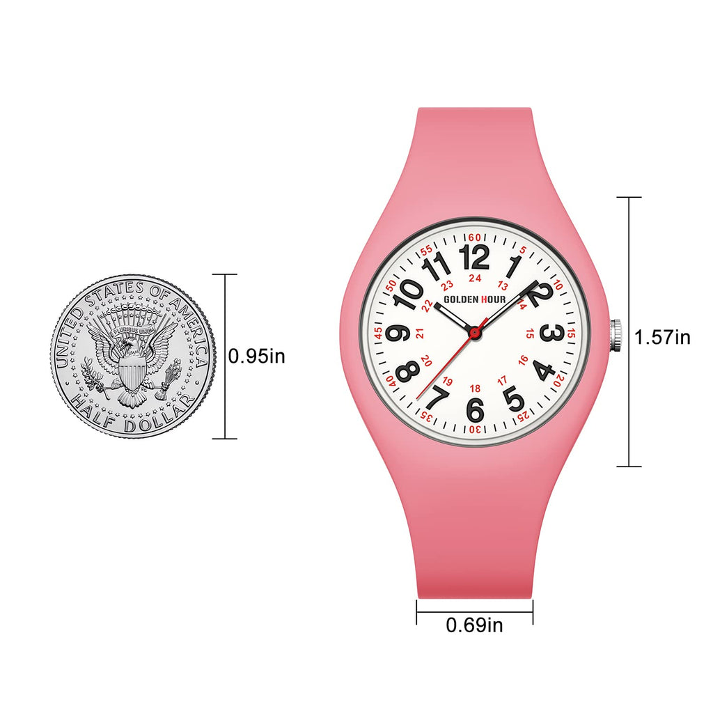 Waterproof Analog Unisex Watches Silicone Strap I5531