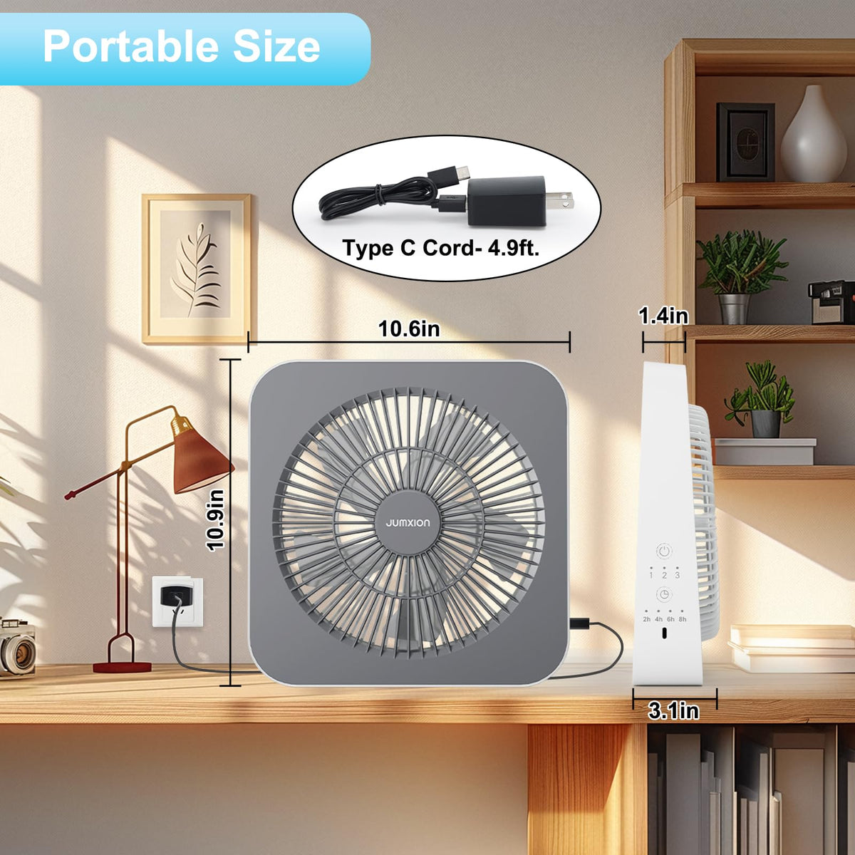 10 inch Box Fan with 3 Speeds Q6872