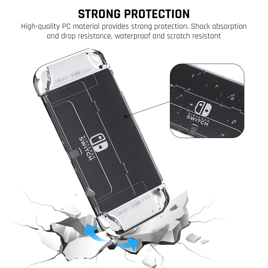 Protective Case for Nintendo Switch OLED Model with Screen Protector F78227