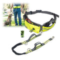 Hands Free Dog Leash with Reflective Bungee, Treat Holder, Poop Bag Dispenser A8044