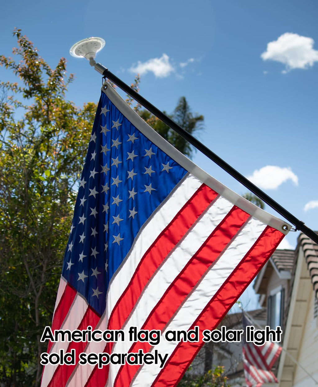 5 ft Heavy-Duty Aluminum Tangle Free Spinning Flag Pole F20759