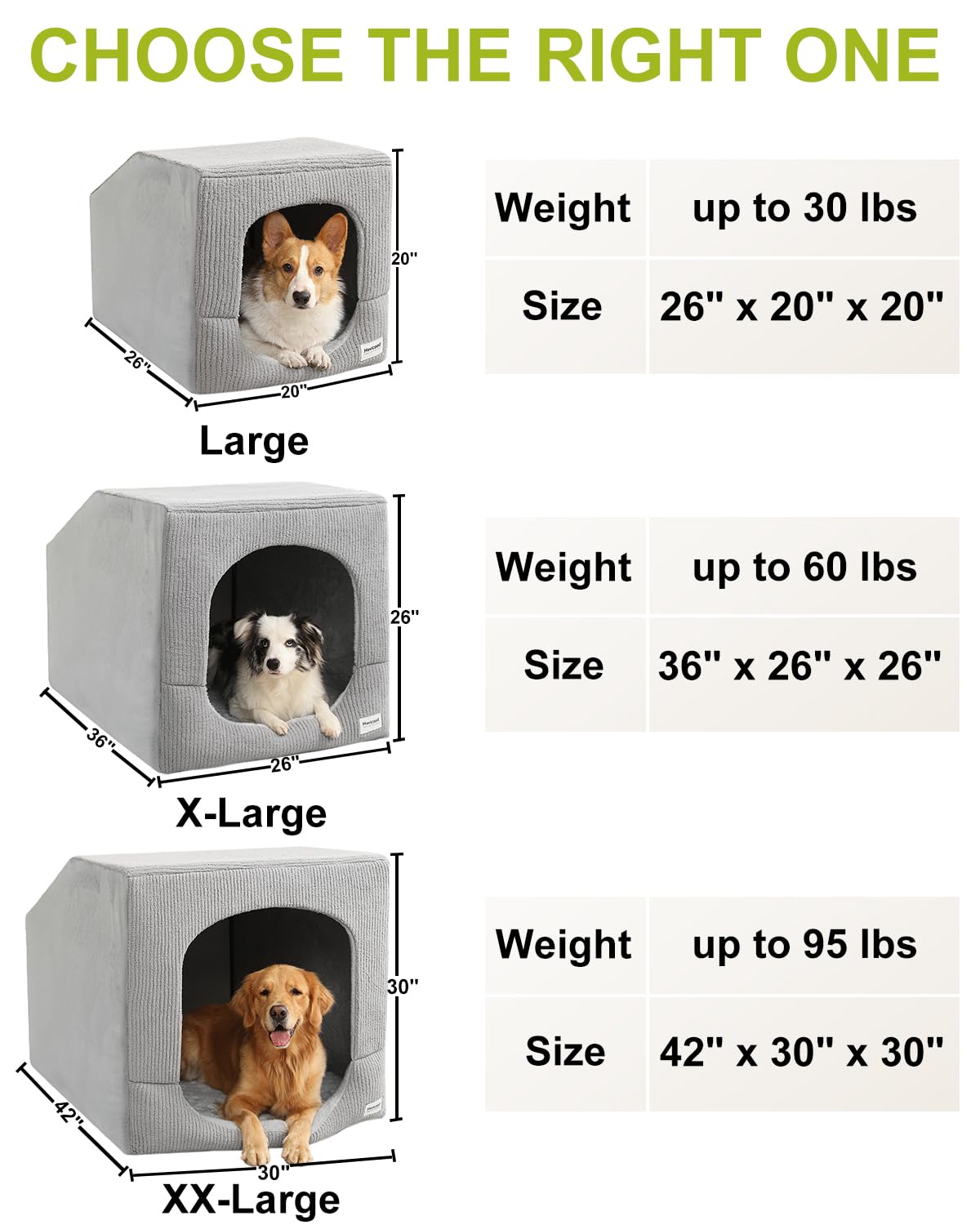 Small Dog House with Dog Cave Bed B136470