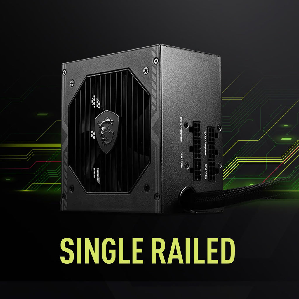 650W Semi-Modular ATX Power Supply 80+ Bronze H1655
