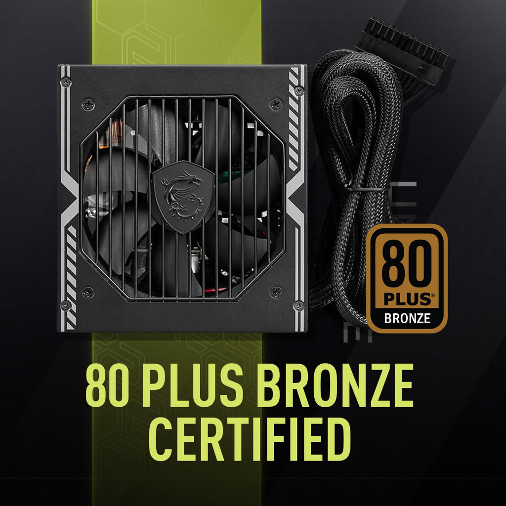 650W Semi-Modular ATX Power Supply 80+ Bronze H1655