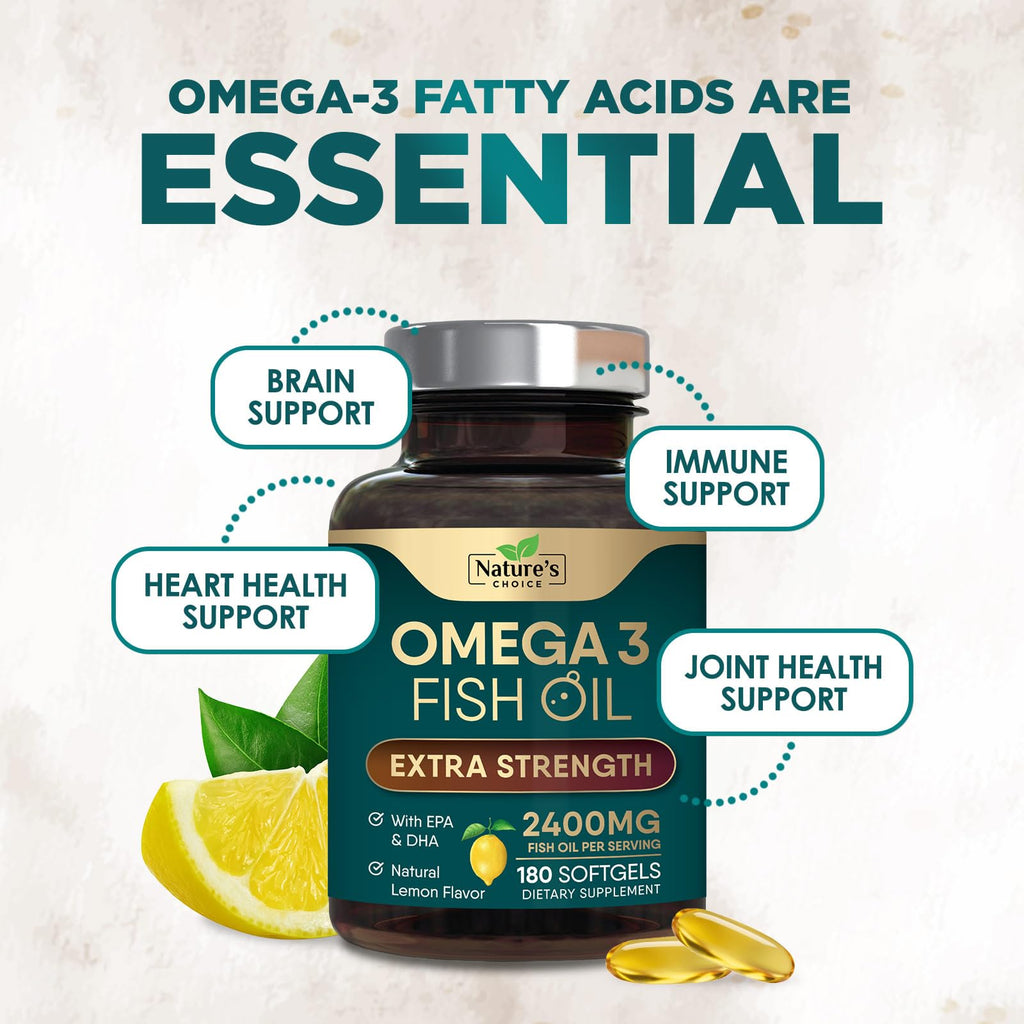 Omega 3 Fish Oil 2400mg Softgels F460