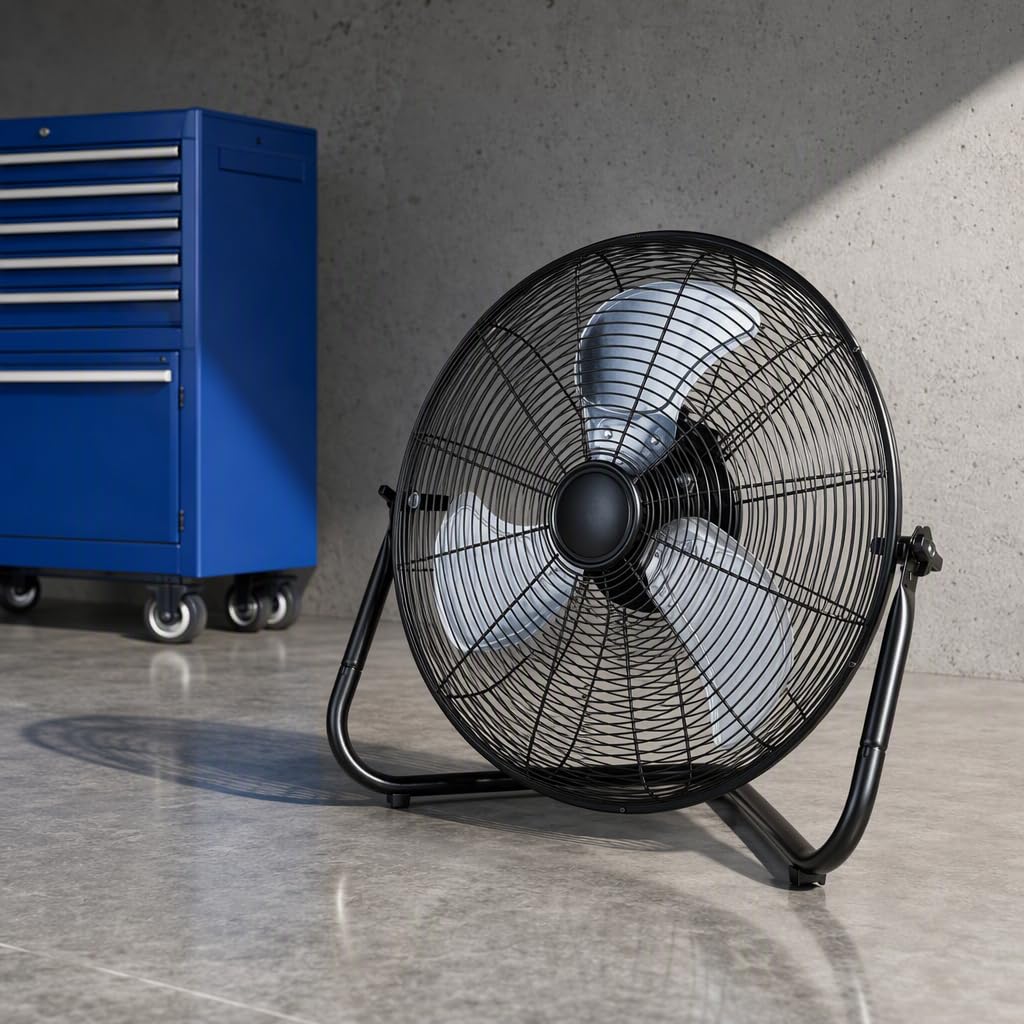 20" 3-Speed Metal Floor Fan 4-Pack Q488868
