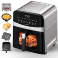 Stainless Steel Ceramic Coated 6QT Air Fryer L87686