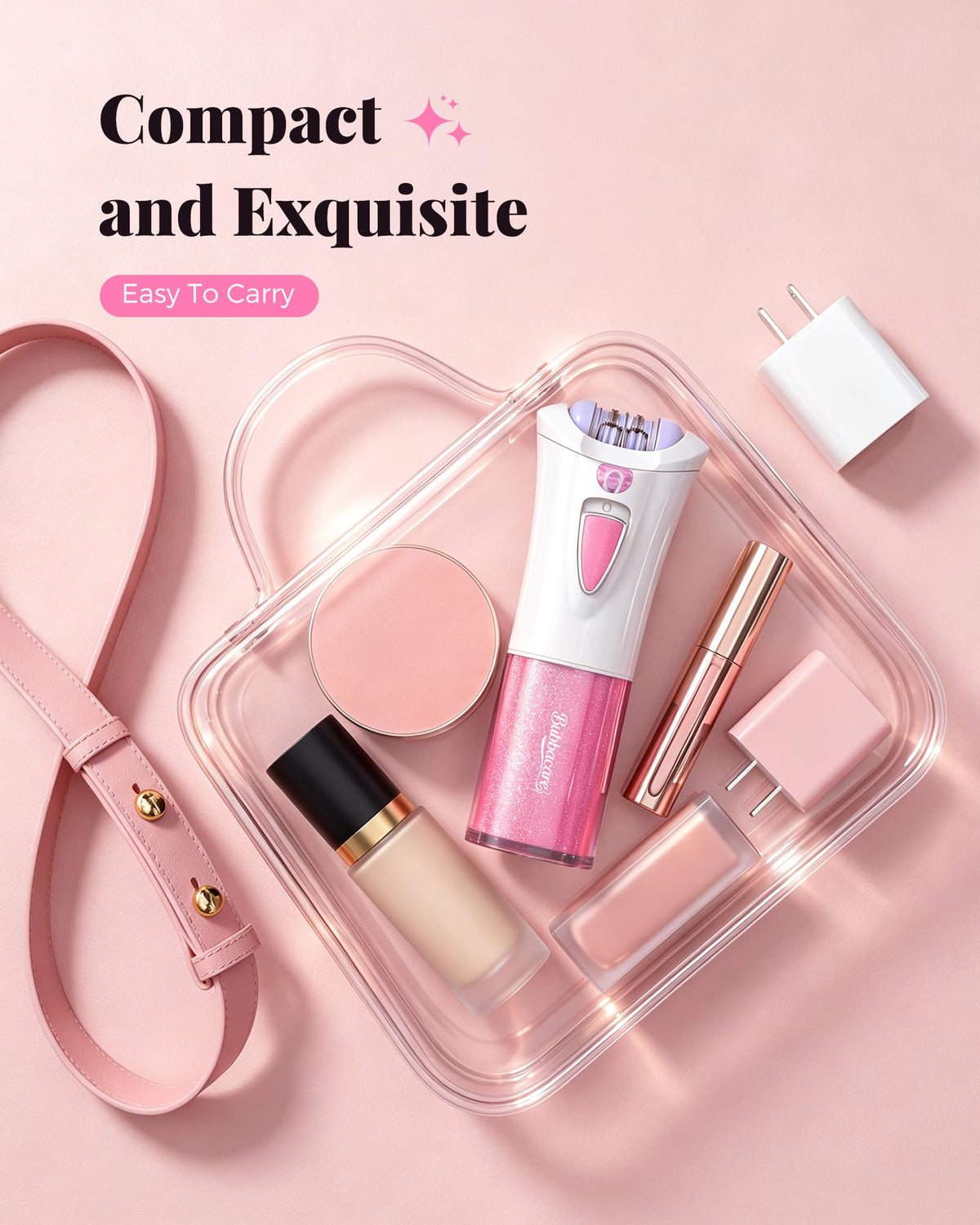 Portable Electric Facial Epilator with LED V12056