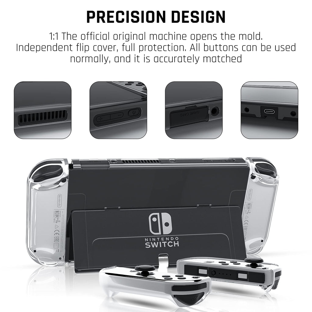 Protective Case for Nintendo Switch OLED Model with Screen Protector F78227