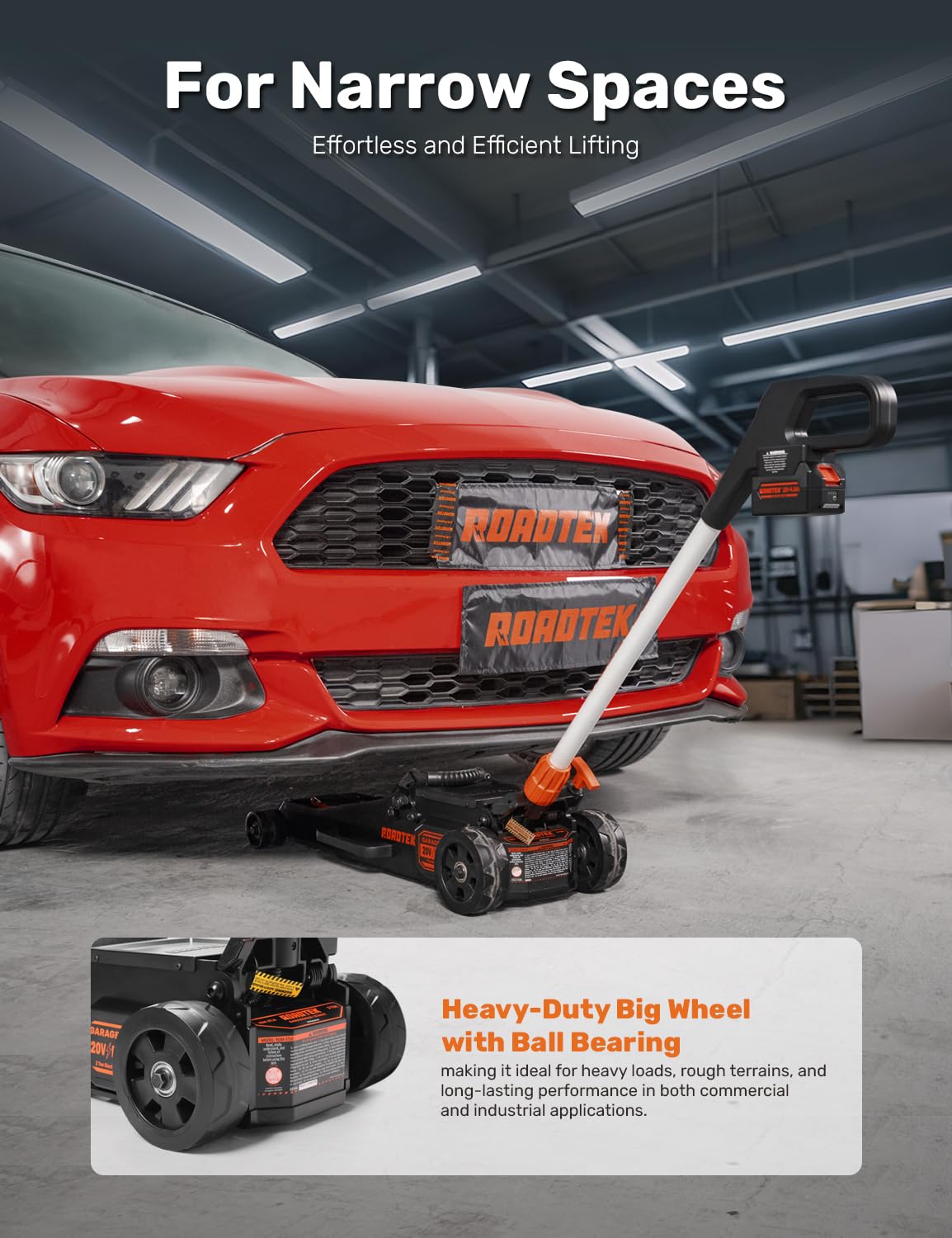 3 Ton Low Profile Electric Floor Jack D295