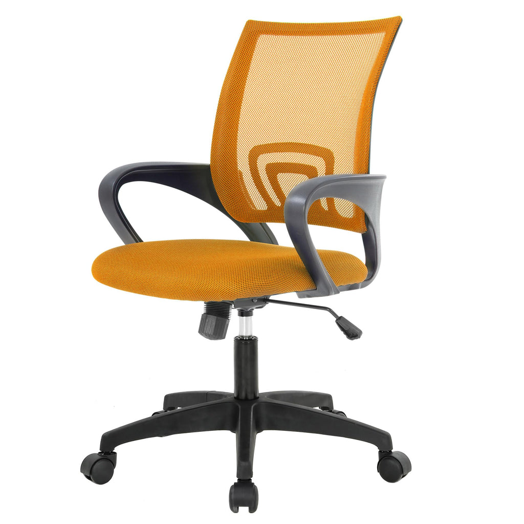 Orange Office Chair with Lumbar Support X847585