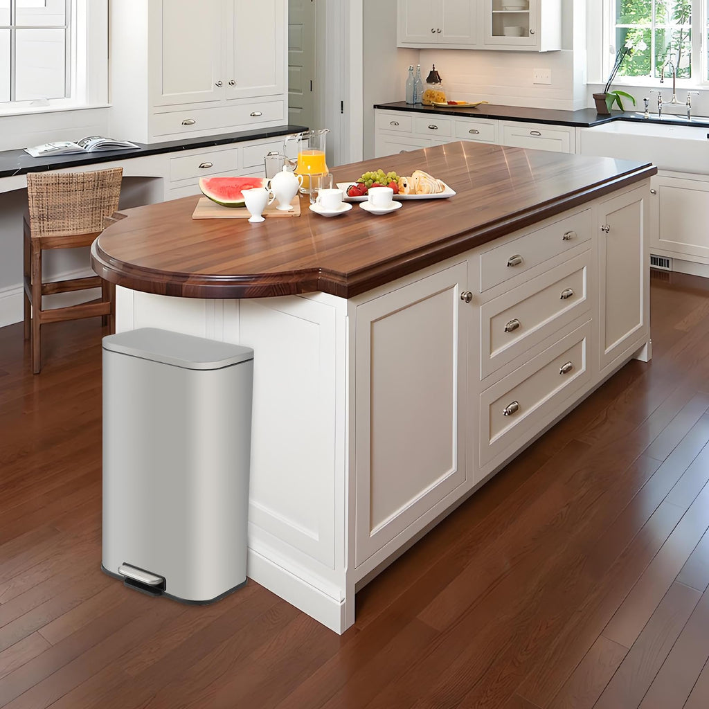 13.2 gal Stainless Steel Step Trash Can A350431