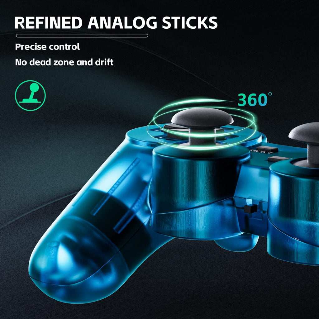 Wireless Controller Double Vibration ClearBlue and ClearGreen Z777381