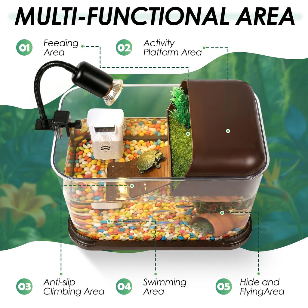 All-in-One Aquatic Turtle Aquarium Habitat E16388