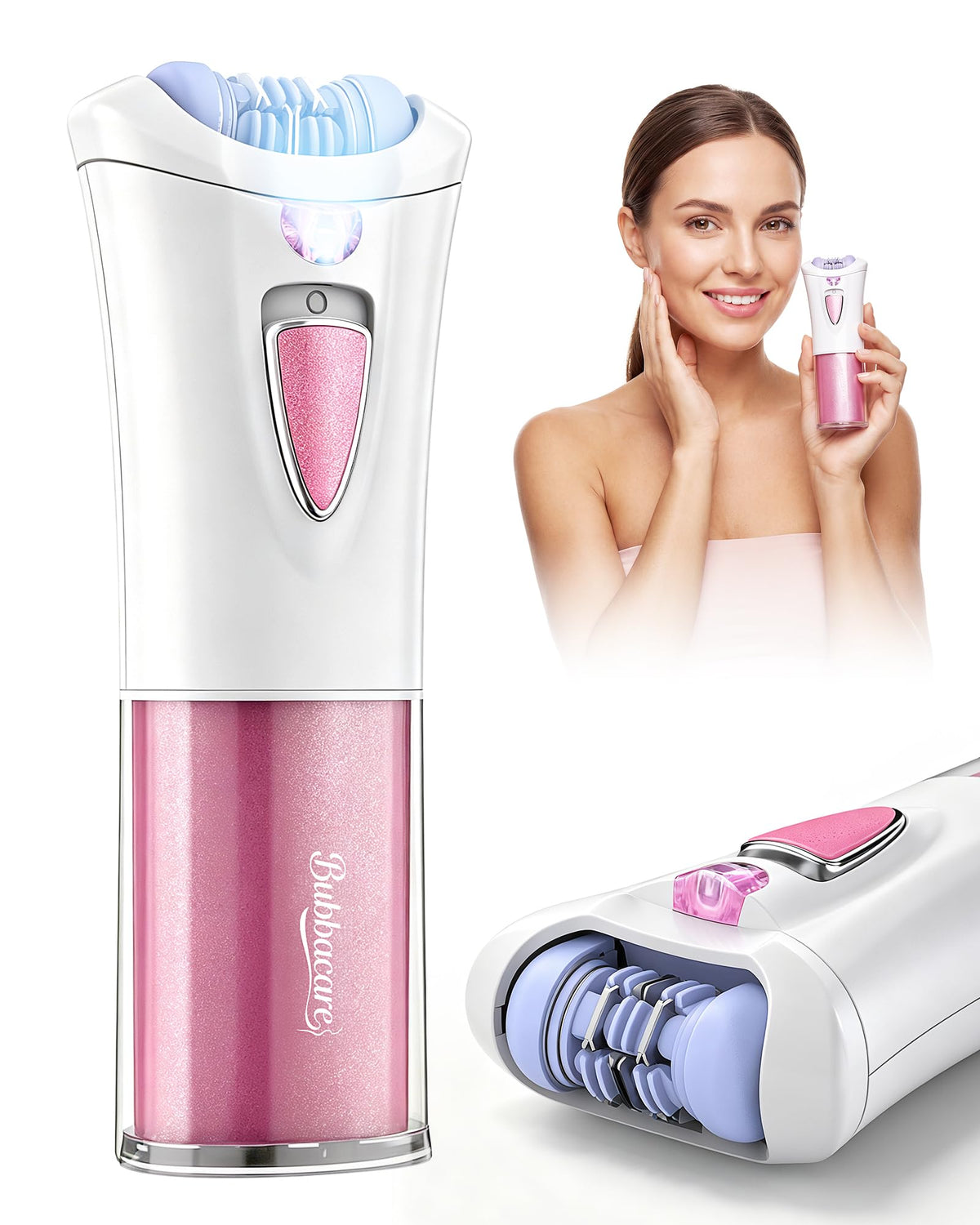 Portable Electric Facial Epilator with LED V12056